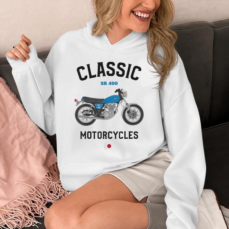 Sr 400 ブルー クラシックバイク モーターサイクリスト オートバイ パーカー
