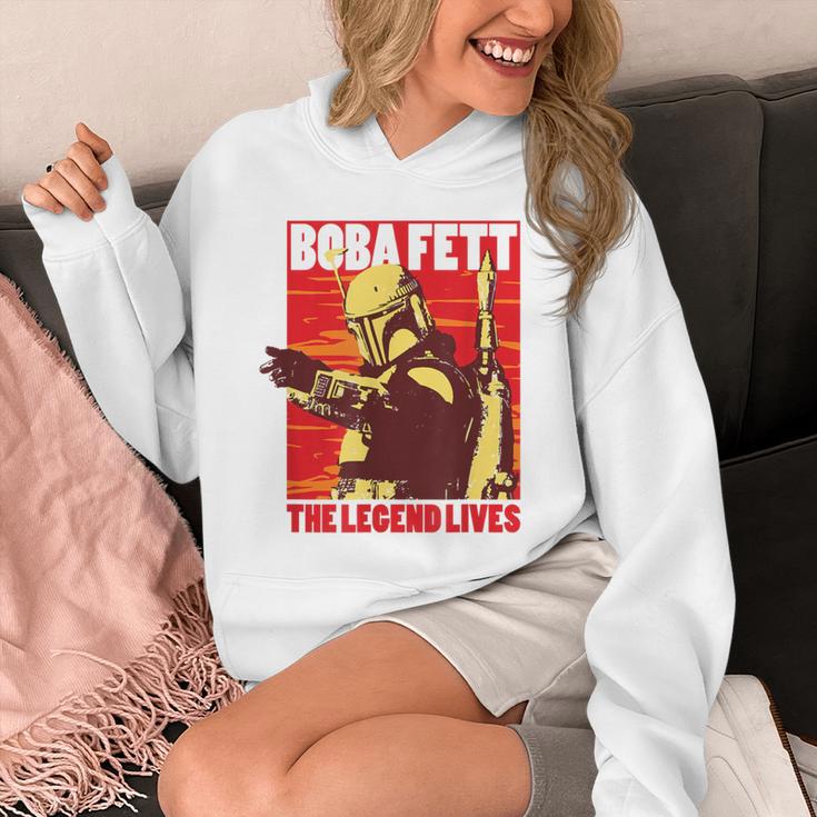 Star Wars The Book Of Boba Fett The Legend Lives Poster V-2 Unisex Hoodie