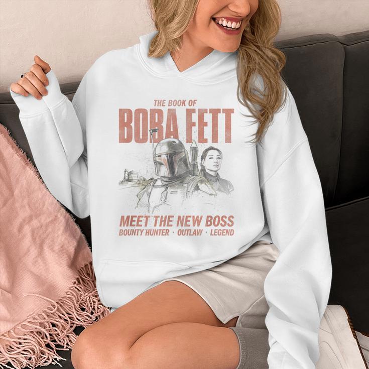 Star Wars The Book Of Boba Fett Meet The New Boss Sketch Unisex Hoodie