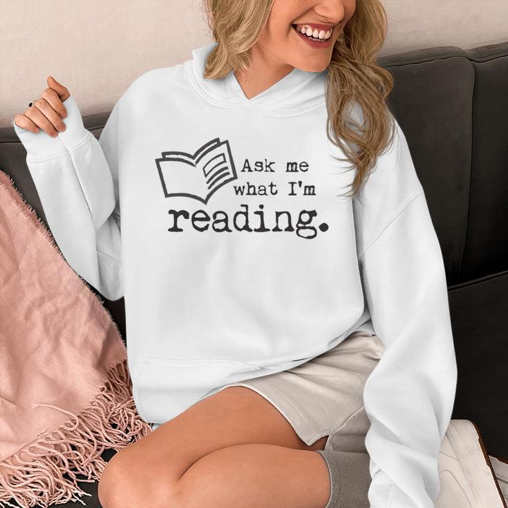 AS Tees Ask Me What I'm Reading Book Literature Love Read Unisex Hoodie