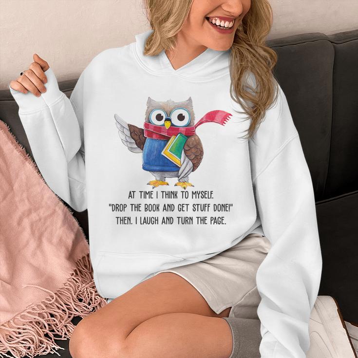 At Time I Think To Myself Drop The Book And Get Stuff Done Unisex Hoodie At Time I Think To Myself Drop The Book And Get Stuff Done Unisex Hoodie