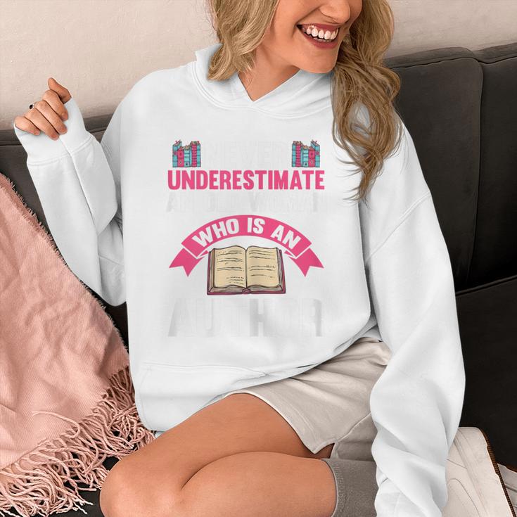 Never Underestimate An Old Woman Author Write Book Unisex Hoodie