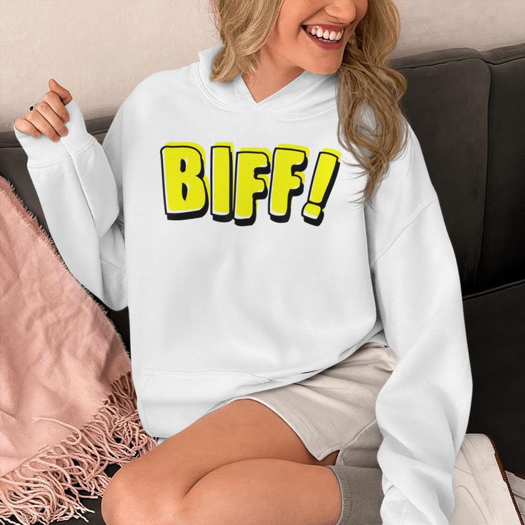 Vintage Comic Book Style Sound Effect Biff Unisex Hoodie