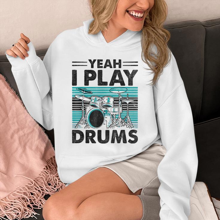 Yeah I Play Drums Drummer Play Drumming パーカー