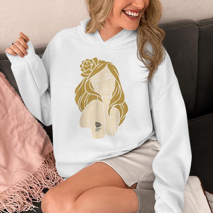 かわいいタトゥーガールファニーユニセックスデザインメンズレディースtシャツ パーカー