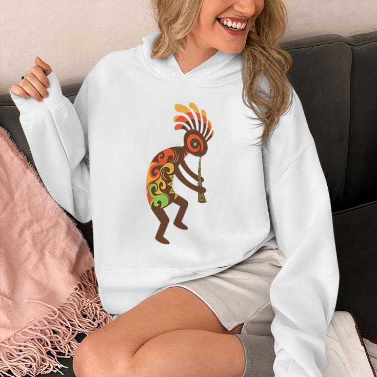 ココペリネイティブアメリカンtシャツ スモールプリント パーカー