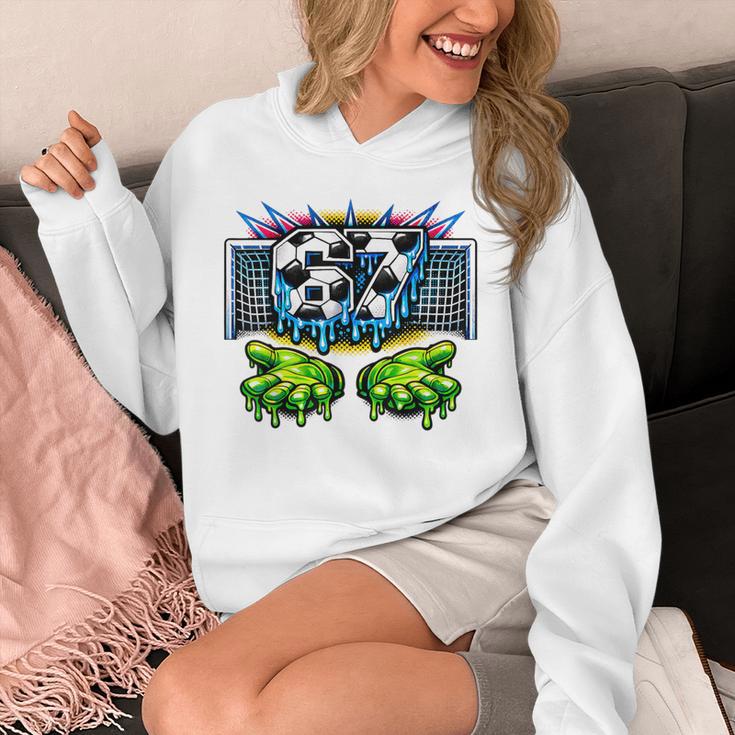 サッカー 67 シックスセブンファニージェンアルファミームドリップ パーカー
