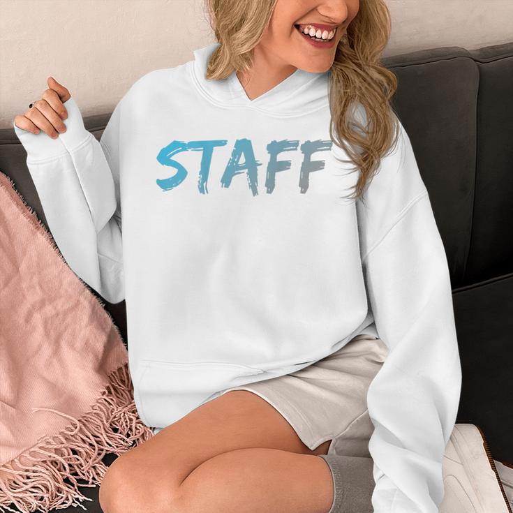 スタッフバックプリントデザインtシャツ イベントスタッフ用 パーカー