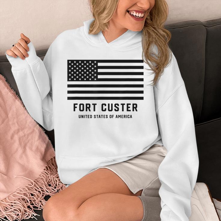 フォートカスター ミシガン州 アメリカ軍 アメリカ国旗 軍隊 パーカー