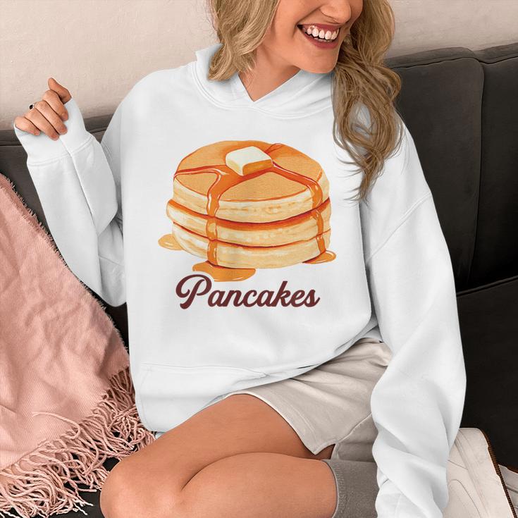 ホットケーキ パンケーキ Pancakes バター はちみつ イラスト 喫茶店 洋菓子 レトロ 水彩 綺麗 かわいい パーカー