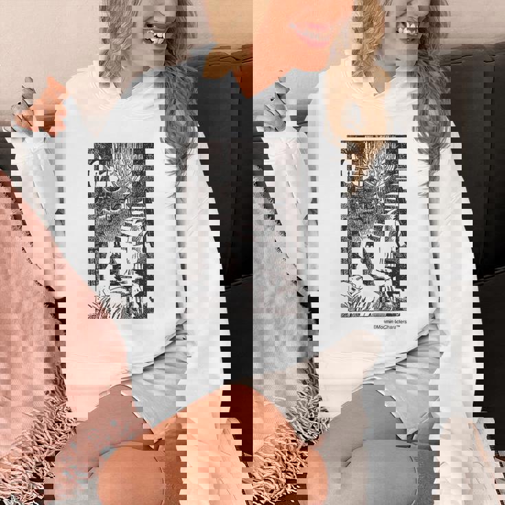 ムーミン 真夜中に起きる ムーミン谷の冬 パーカー