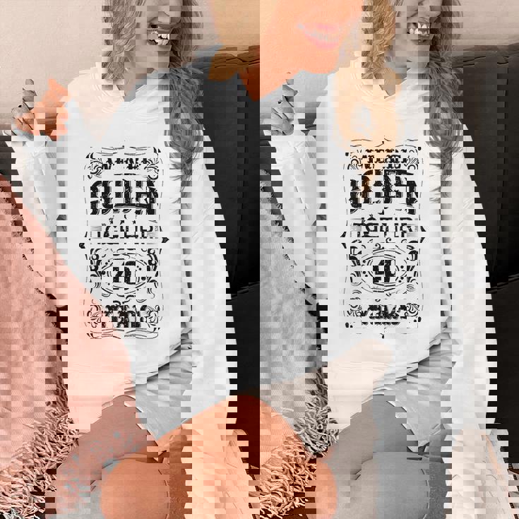 私たちは一緒にゴールデンです 40周年結婚40周年 パーカー