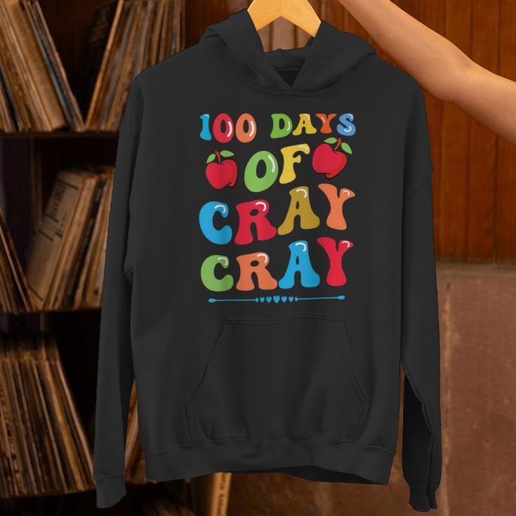 100 Days Of Cray Cray Apples And Books Unisex Hoodie