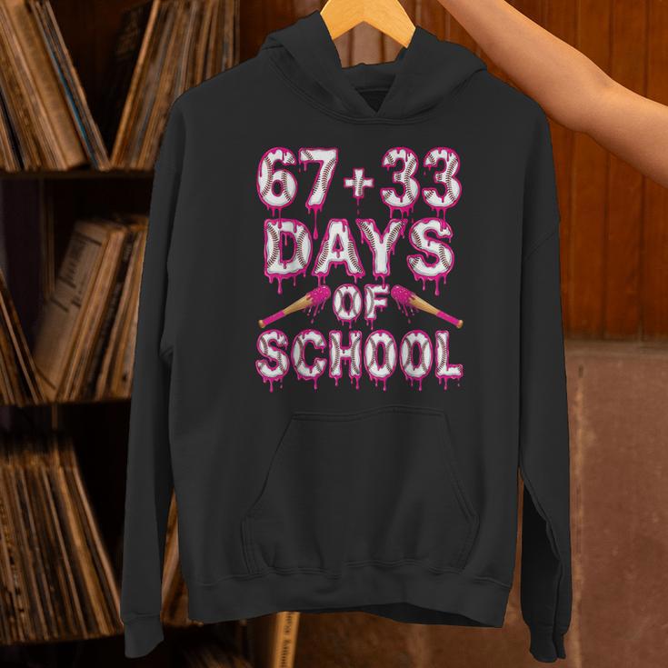 100 Days Of School Baseball Boys Six Seven Drip 100th Day Unisex Hoodie 100 Days Of School Baseball Boys Six Seven Drip 100th Day Unisex Hoodie