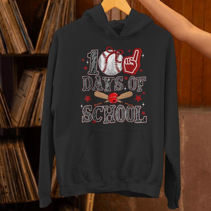 100 Days Of School Baseball Teacher 100 Days Smarter Student Unisex Hoodie 100 Days Of School Baseball Teacher 100 Days Smarter Student Unisex Hoodie
