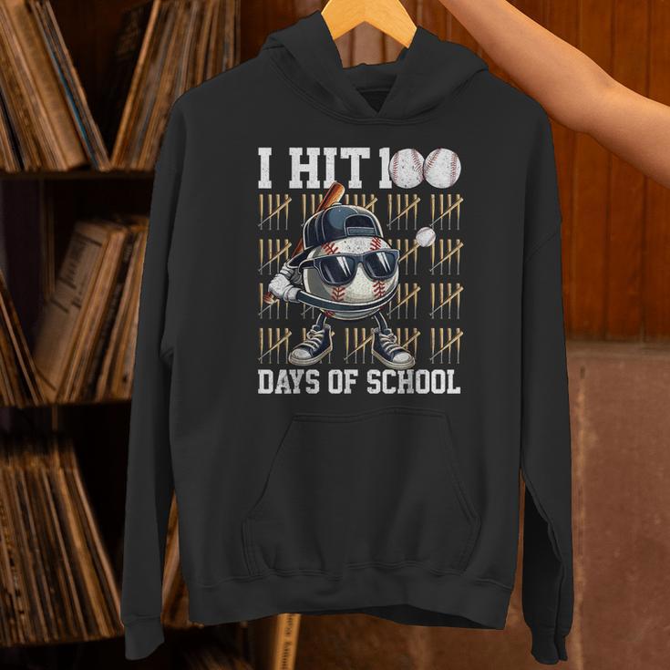 100 Days Of School Boys Kids 100th Day Balls Baseball Kids Unisex Hoodie 100 Days Of School Boys Kids 100th Day Balls Baseball Kids Unisex Hoodie