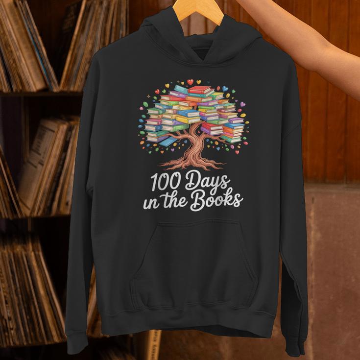 100th Day Of School Books Tree Reading Unisex Hoodie 100th Day Of School Books Tree Reading Unisex Hoodie