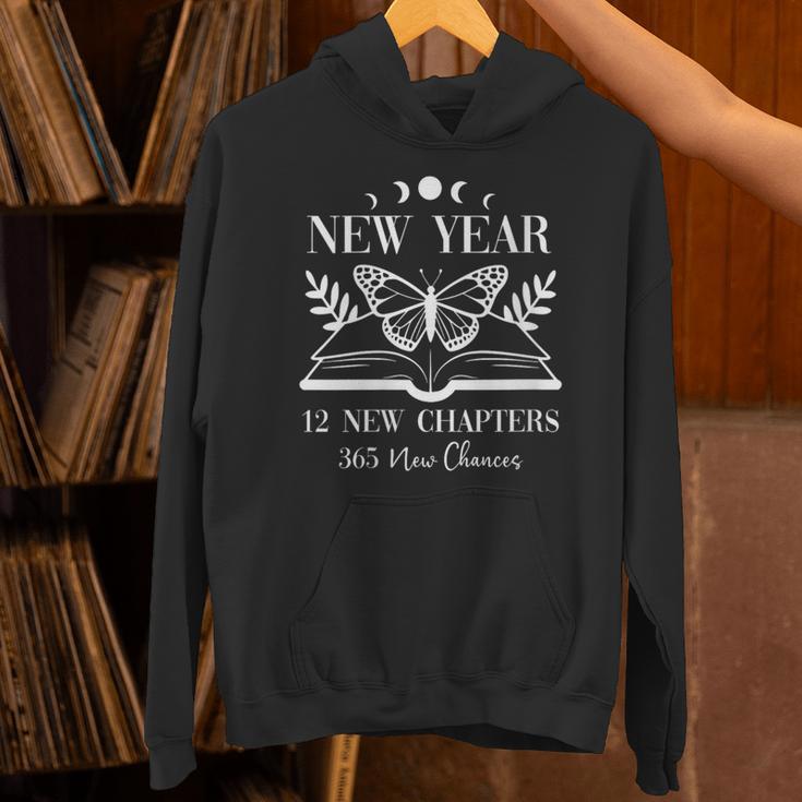 12 New Chapters 365 New Chances Book Reading 2026 New Year Unisex Hoodie