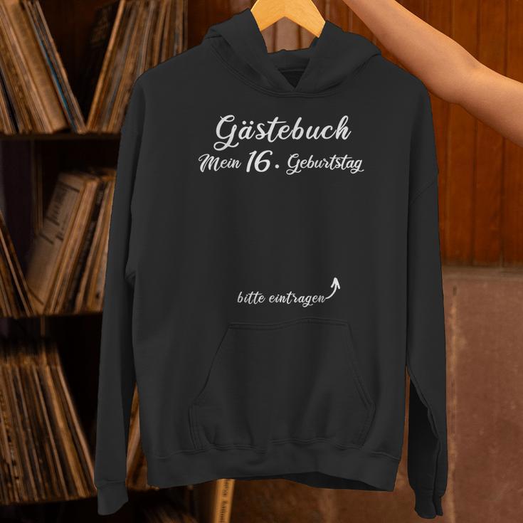 16th Birthday Guest Book Party Men Unisex Hoodie 16th Birthday Guest Book Party Men Unisex Hoodie