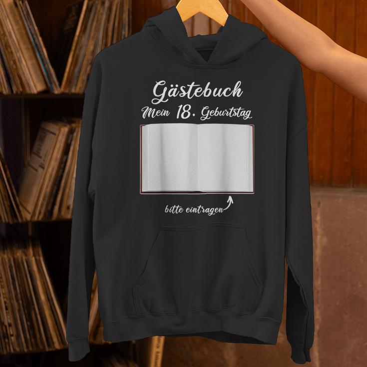 18th Birthday Guestbook Record Hie Party Unisex Hoodie