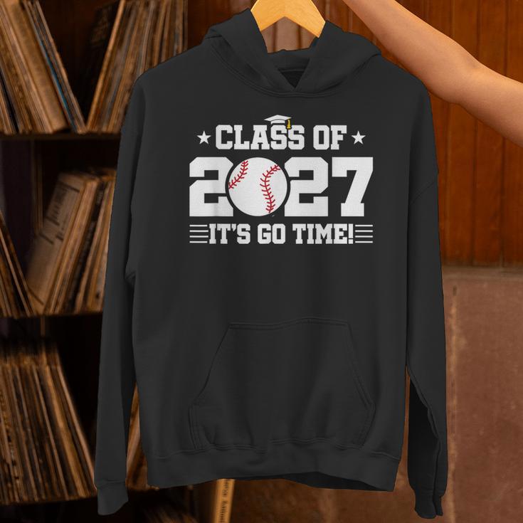 2027 Back To School Baseball 2027 Graduation Class Of 2027 Unisex Hoodie