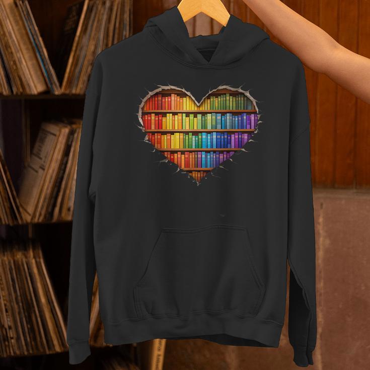3D Bookshelf Unisex Hoodie