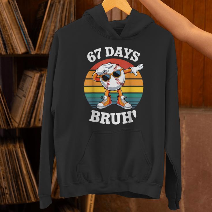 67 Days Of School Bruh Teacher Kids Dabbing Baseball Unisex Hoodie 67 Days Of School Bruh Teacher Kids Dabbing Baseball Unisex Hoodie