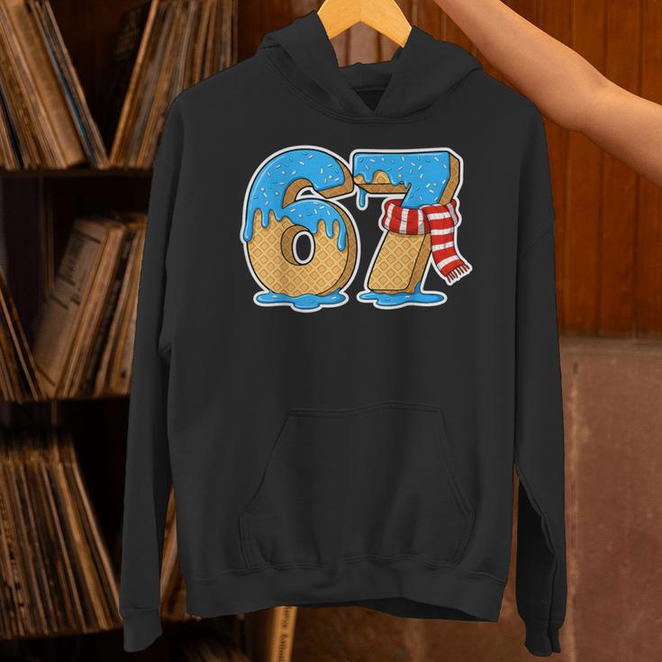 67 Ice Cream Drip Six Seven Baseball Drip 67 Boys Meme Unisex Hoodie 67 Ice Cream Drip Six Seven Baseball Drip 67 Boys Meme Unisex Hoodie