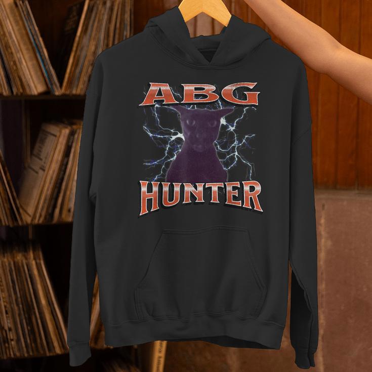 Abg Hunter Offensive Cat Meme Bootlegグラフィック パーカー