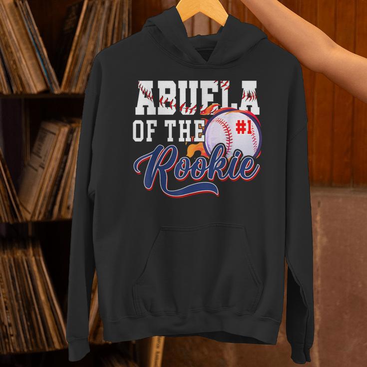 Abuela Rookie Of Year 1st Birthday Baseball Theme Matching Unisex Hoodie
