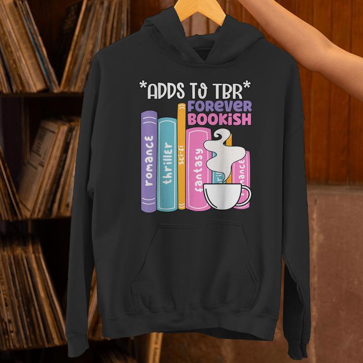 Adds To TBR Forever Bookish Book Lover Tee Unisex Hoodie