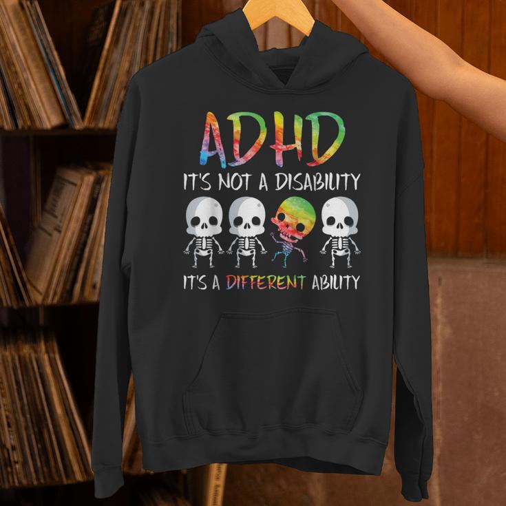 Adhd It's Not Disability It's A Different Abilitykeleton パーカー