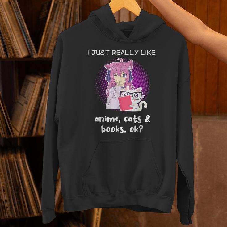 Anime Shirt Cat Lover Book Lover Reading Anime Lover Unisex Hoodie Anime Shirt Cat Lover Book Lover Reading Anime Lover Unisex Hoodie