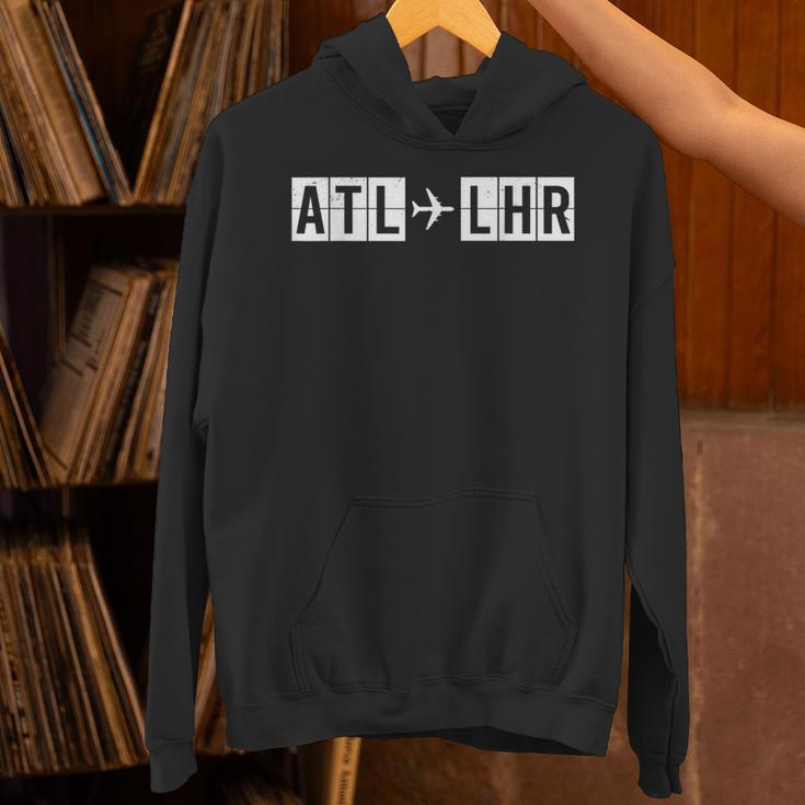 Atl Lhr フライトルート アトランタロンドン航空コード パーカー
