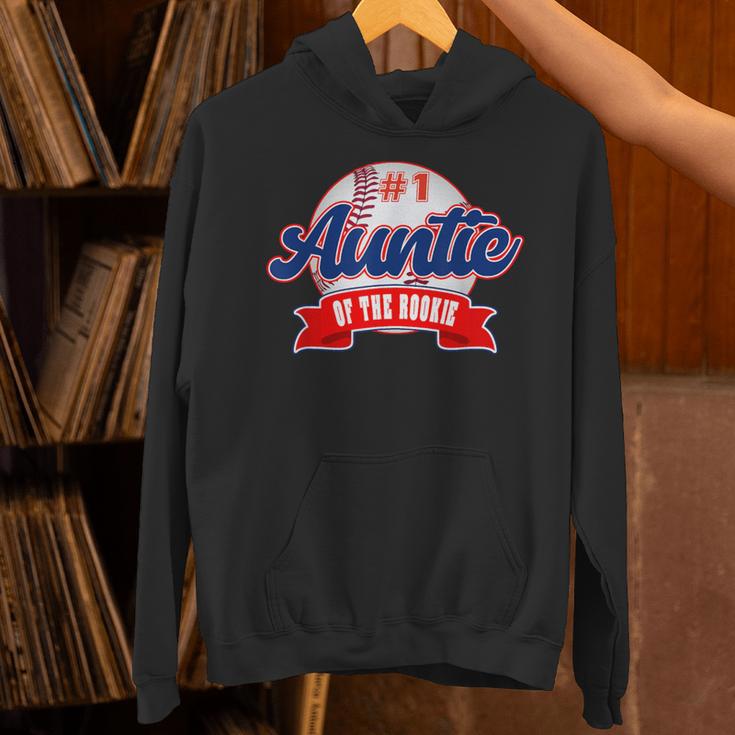 Auntie Rookie Of Year 1st Birthday Baseball Theme Matching Unisex Hoodie Auntie Rookie Of Year 1st Birthday Baseball Theme Matching Unisex Hoodie