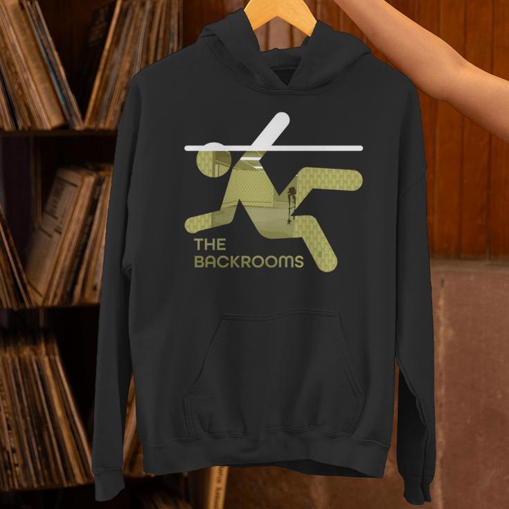 Backroomsのグラフィック。 長袖tシャツ パーカー