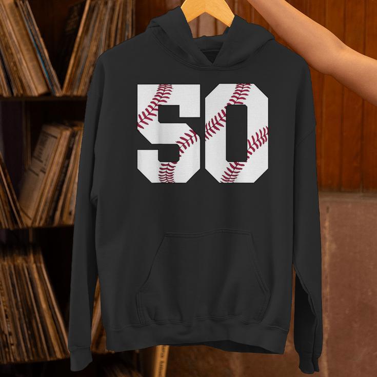 Baseball 1976 50th Birthday Vintage 50 Years Old Retro Unisex Hoodie