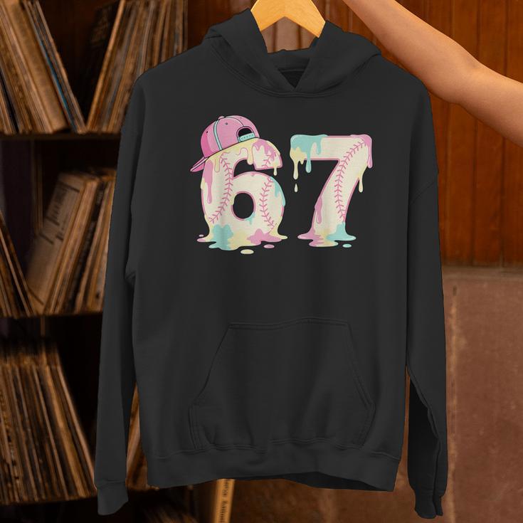 Baseball 67 Dripping Six Seven Drip Boys Gen Z Unisex Hoodie