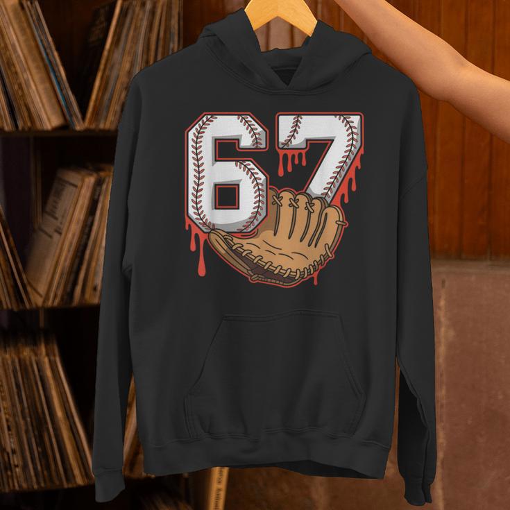Baseball 67 Six Seven Alpha Slang 6 7 Meme Kids Teachers Boy Unisex Hoodie Baseball 67 Six Seven Alpha Slang 6 7 Meme Kids Teachers Boy Unisex Hoodie