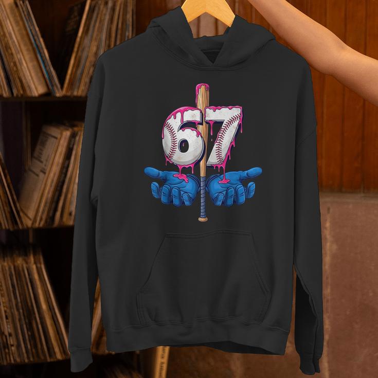 Baseball 67 Six Seven Gen Alpha Meme Drip Unisex Hoodie Baseball 67 Six Seven Gen Alpha Meme Drip Unisex Hoodie