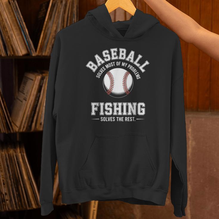Baseball & Fishing Unisex Hoodie Baseball & Fishing Unisex Hoodie