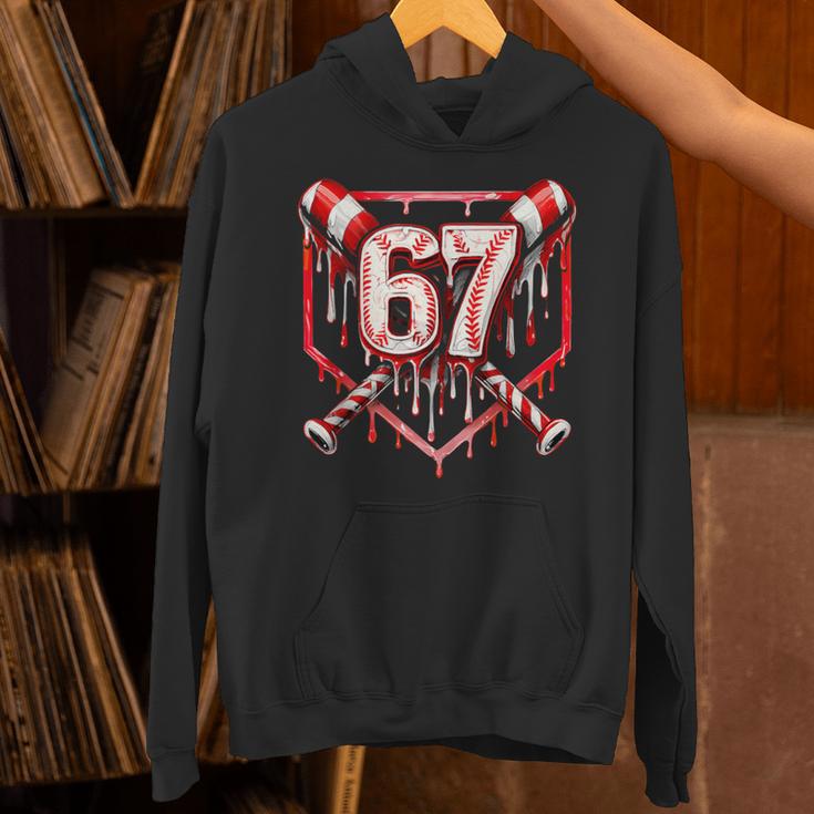 Baseball Candy Cane Drip 6 7 Six Seven Meme Christmas Boys Unisex Hoodie Baseball Candy Cane Drip 6 7 Six Seven Meme Christmas Boys Unisex Hoodie