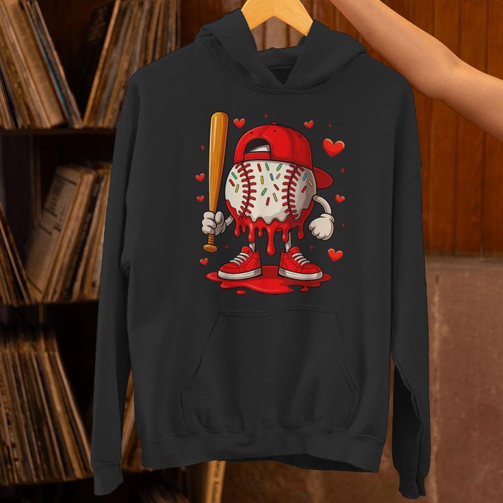 Baseball Drip Ice Cream Apparel Boys Kids Valentines Day Unisex Hoodie Baseball Drip Ice Cream Apparel Boys Kids Valentines Day Unisex Hoodie