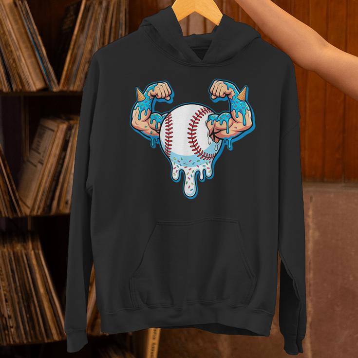 Baseball Drip Ice Cream Strong Character Unisex Hoodie Baseball Drip Ice Cream Strong Character Unisex Hoodie