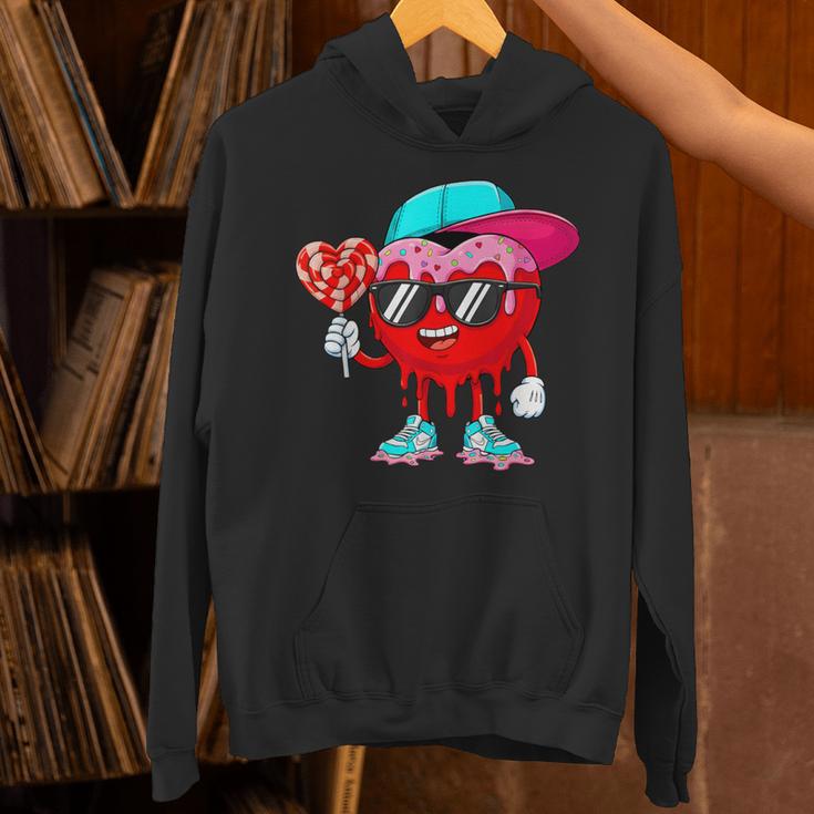 Baseball Drip Ice Cream Valentines Day Baseball Sport Boys Unisex Hoodie