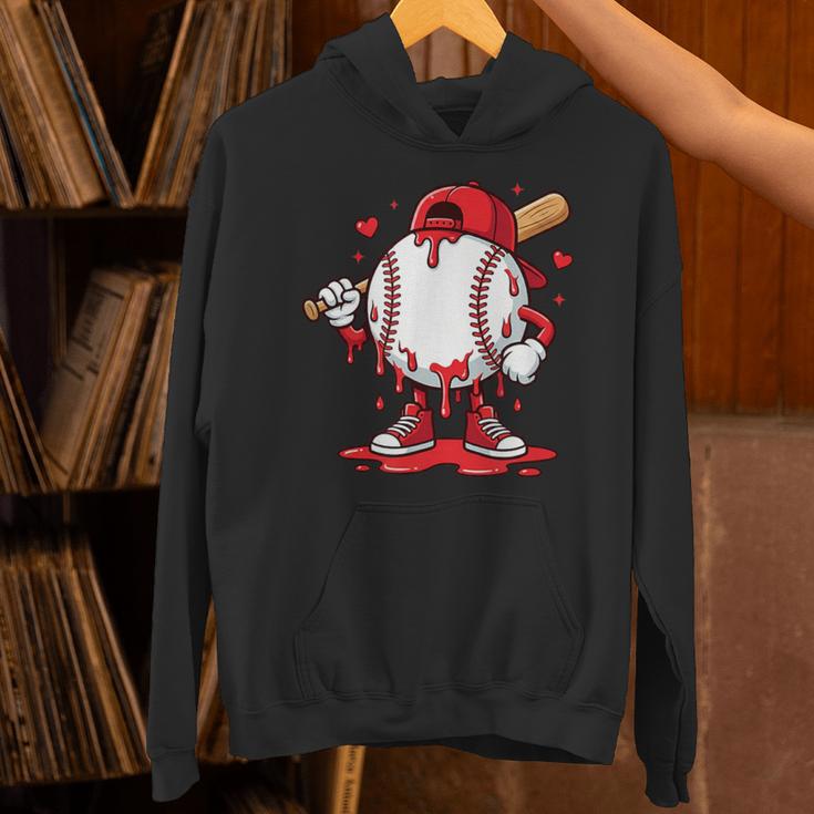 Baseball Drip Icecream Men Boy Valentine Unisex Hoodie Baseball Drip Icecream Men Boy Valentine Unisex Hoodie