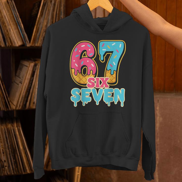 Baseball Drip Number 67 Player Trendy 6 7 Meme Unisex Hoodie