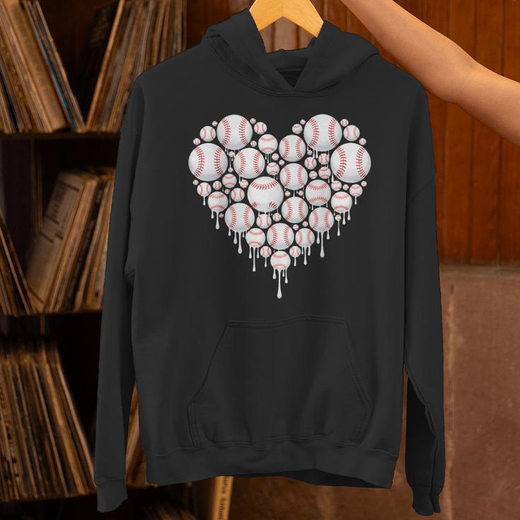 Baseball Heart Drip Valentine's Day Baseball Lover Boys Men Unisex Hoodie Baseball Heart Drip Valentine's Day Baseball Lover Boys Men Unisex Hoodie