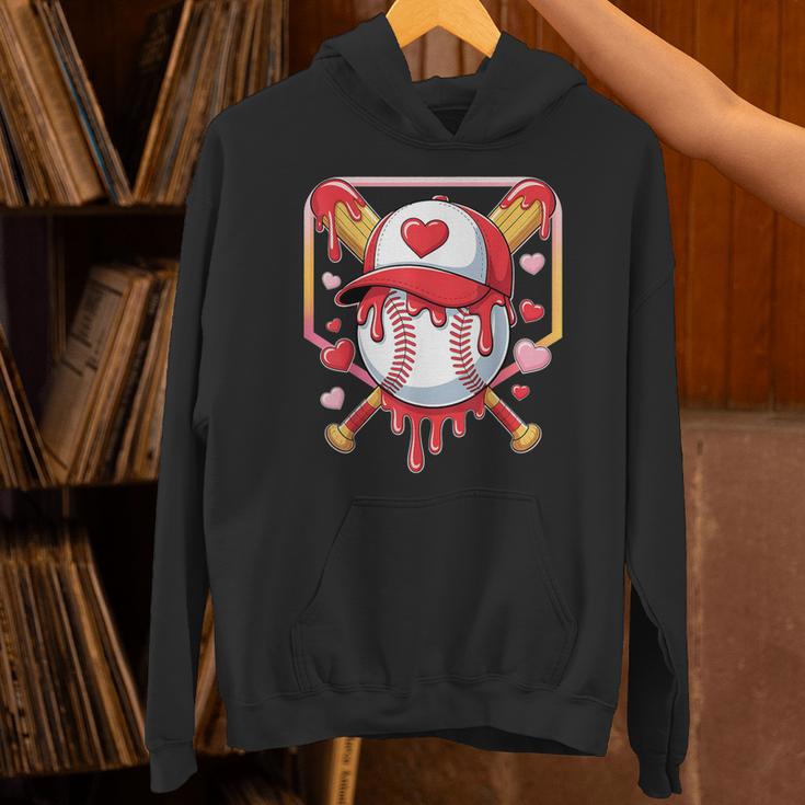 Baseball Heart Valentines Day Baseball Ice Cream Drip Boys Unisex Hoodie Baseball Heart Valentines Day Baseball Ice Cream Drip Boys Unisex Hoodie