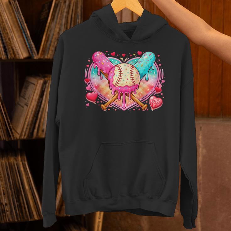 Baseball Ice Cream Drip Style Melt Ice Cream Youth Boys Unisex Hoodie Baseball Ice Cream Drip Style Melt Ice Cream Youth Boys Unisex Hoodie